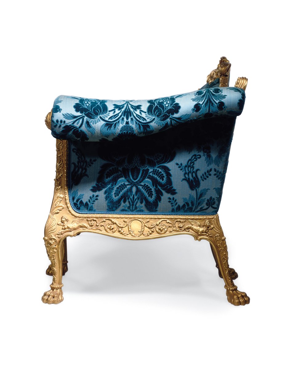 George III kullattu sohva tekijältä Robert Adam