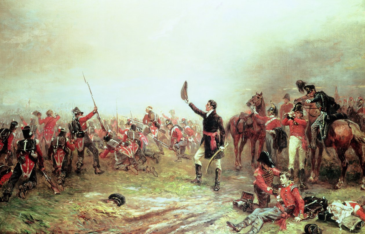 Waterloon taistelu, 18. kesäkuuta 1815 tekijältä Robert Alexander Hillingford