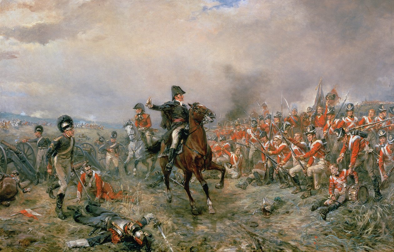Wellingtonin herttua Waterloossa tekijältä Robert Alexander Hillingford