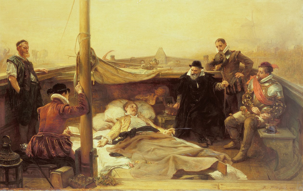 Sir Philip Sidneyn (1554-86) viimeiset päivät, 1882 tekijältä Robert Alexander Hillingford