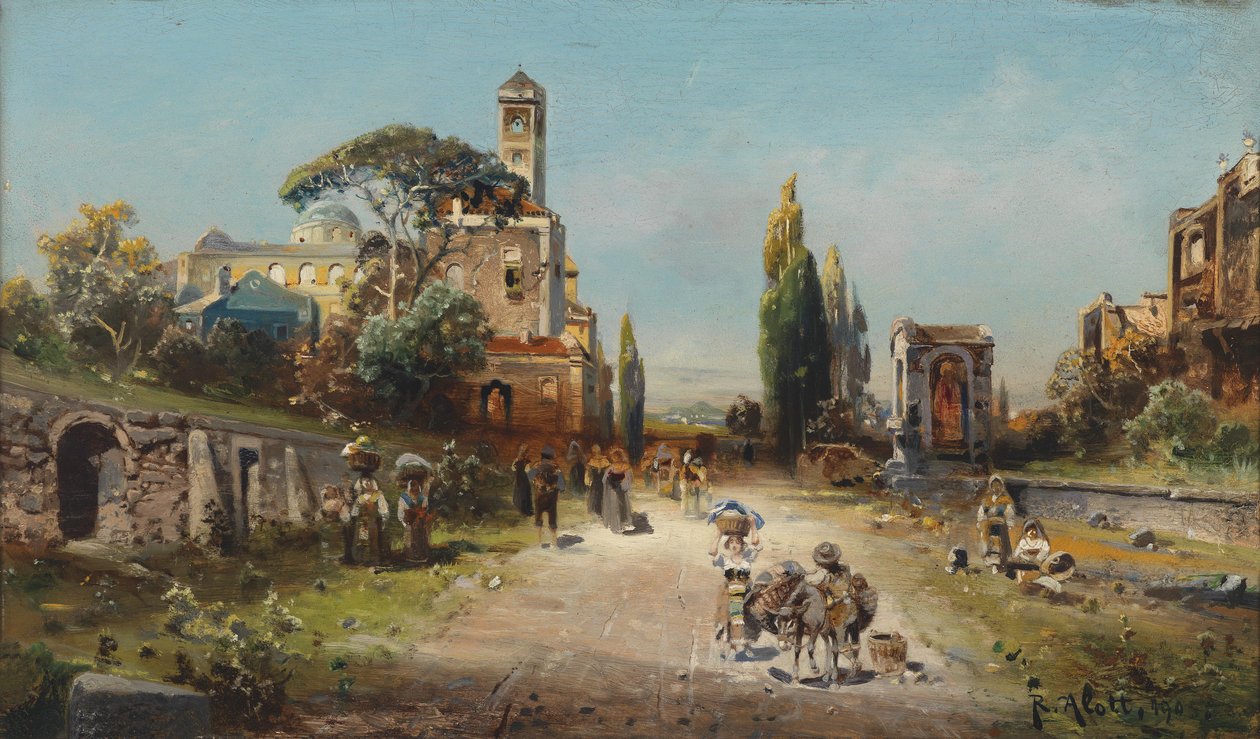 Robert Alott Via Appia 1905 tekijältä Robert Alott