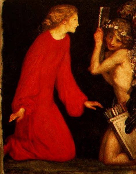 Cupidon peili tekijältä Robert Anning Bell