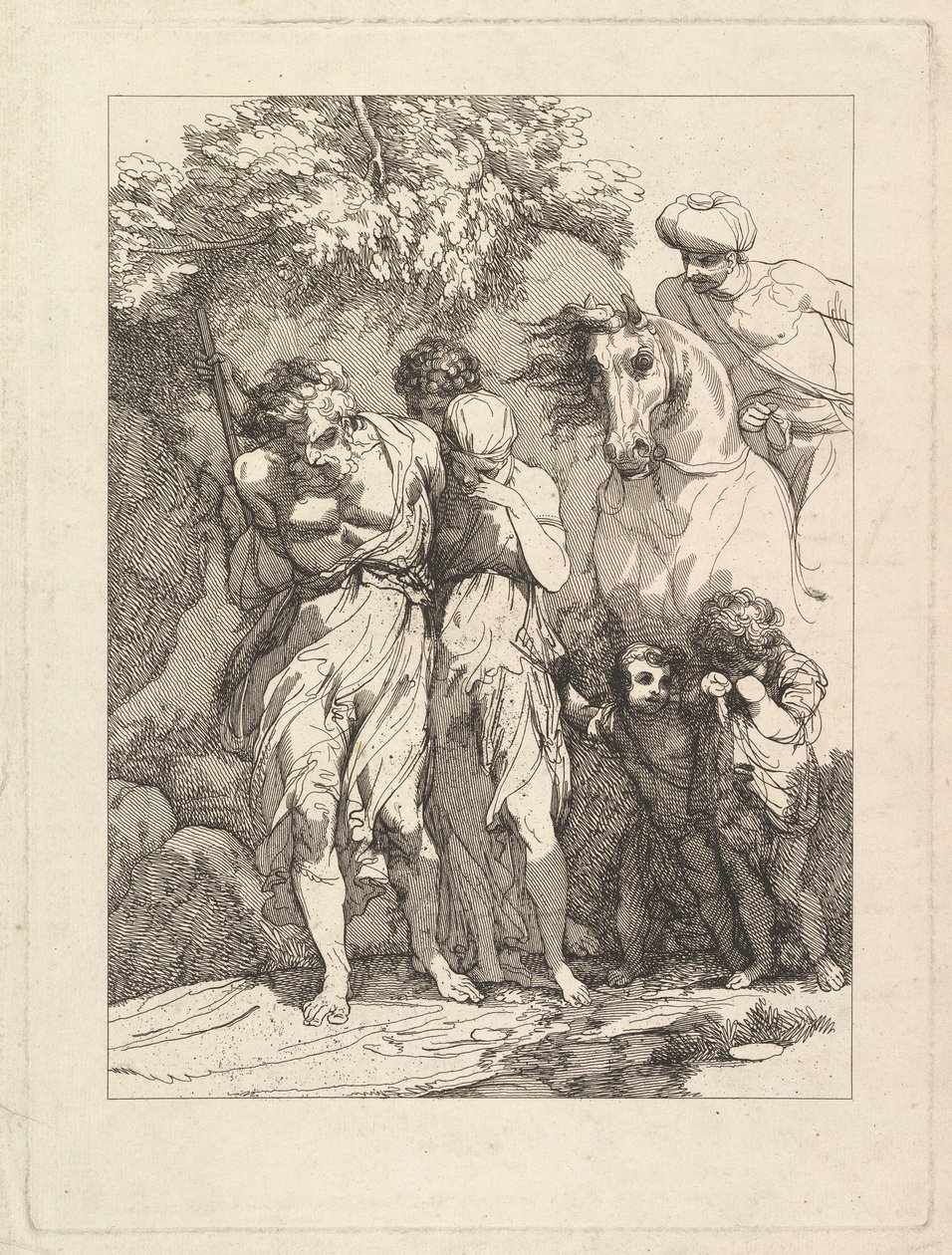 Vangittu perhe, n. 1783. tekijältä Robert Blyth