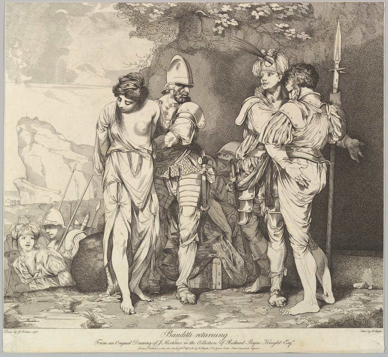 Banditin paluu, 9. marraskuuta 1780. tekijältä Robert Blyth