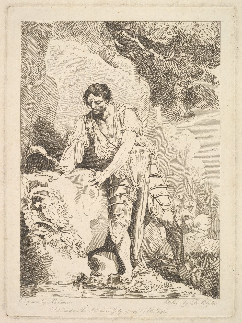 Eläkkeelle haavoittunut taistelusta, 19. heinäkuuta 1779. tekijältä Robert Blyth