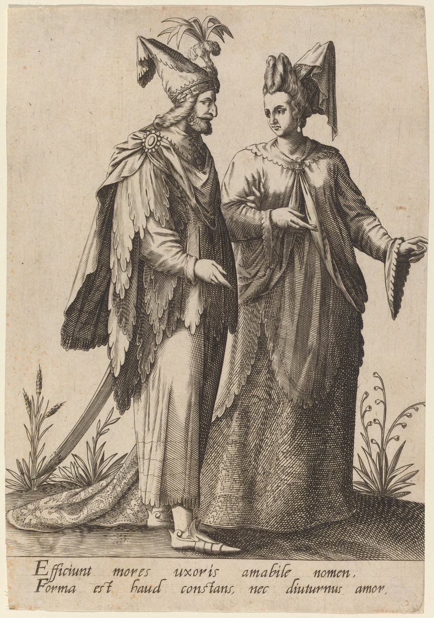 Ne vaikuttavat vaimon tapoihin..., 1597. tekijältä Robert Boissard