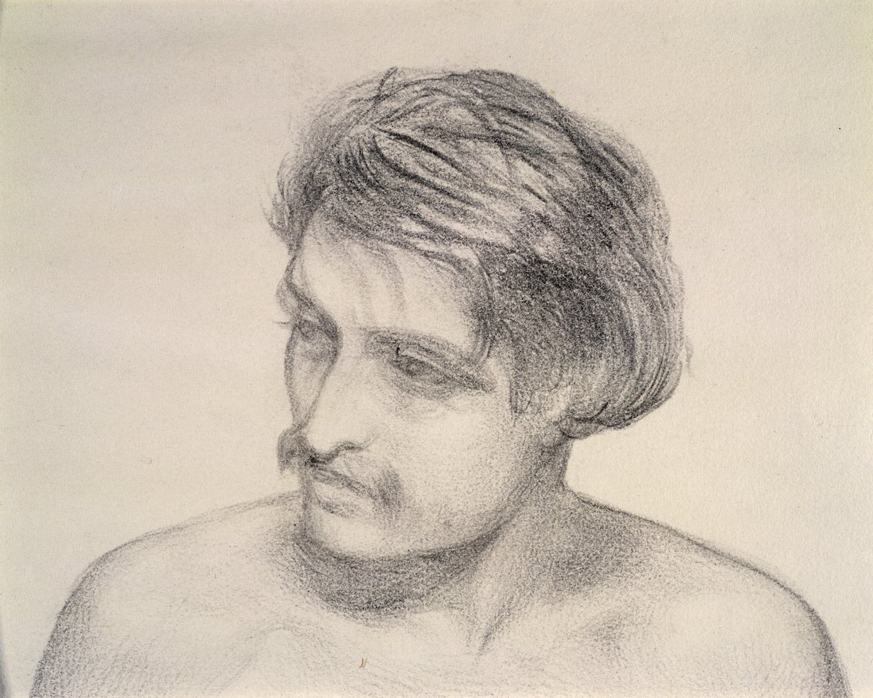 Miehen pään tutkimus (kynä paperille) tekijältä Robert Braithwaite Martineau