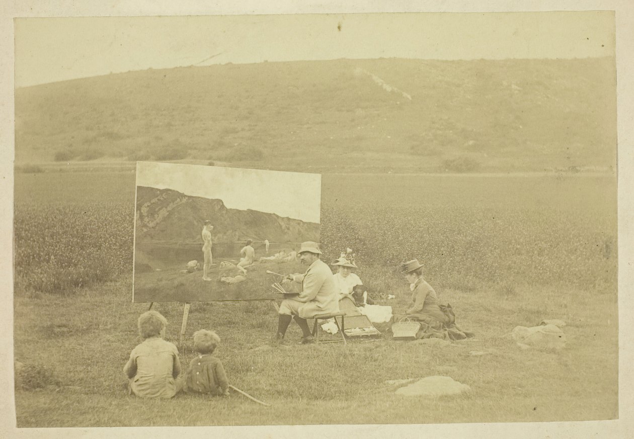 Taiteilijan poika, Barrett Browning, noin 1885-1889. tekijältä Robert Browning