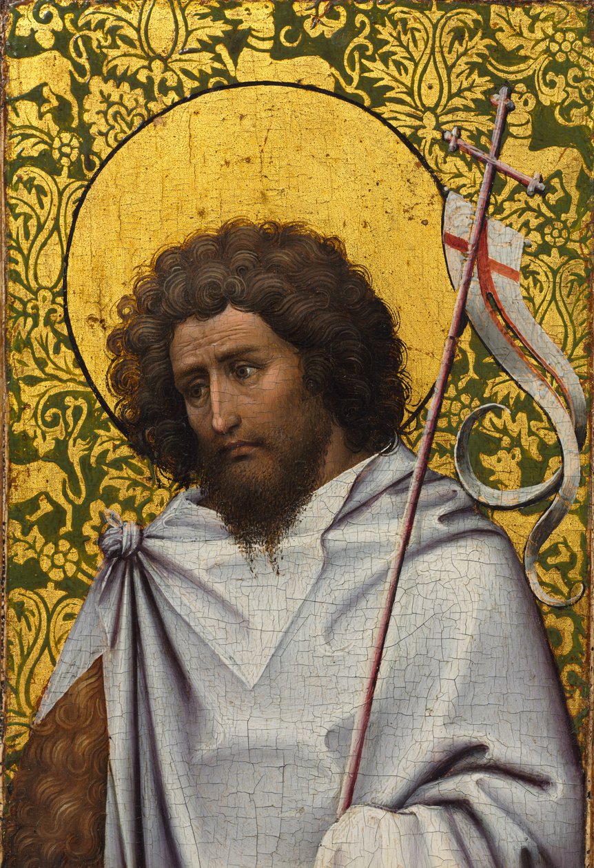 Johannes Kastaja, n. 1410. tekijältä Robert Campin