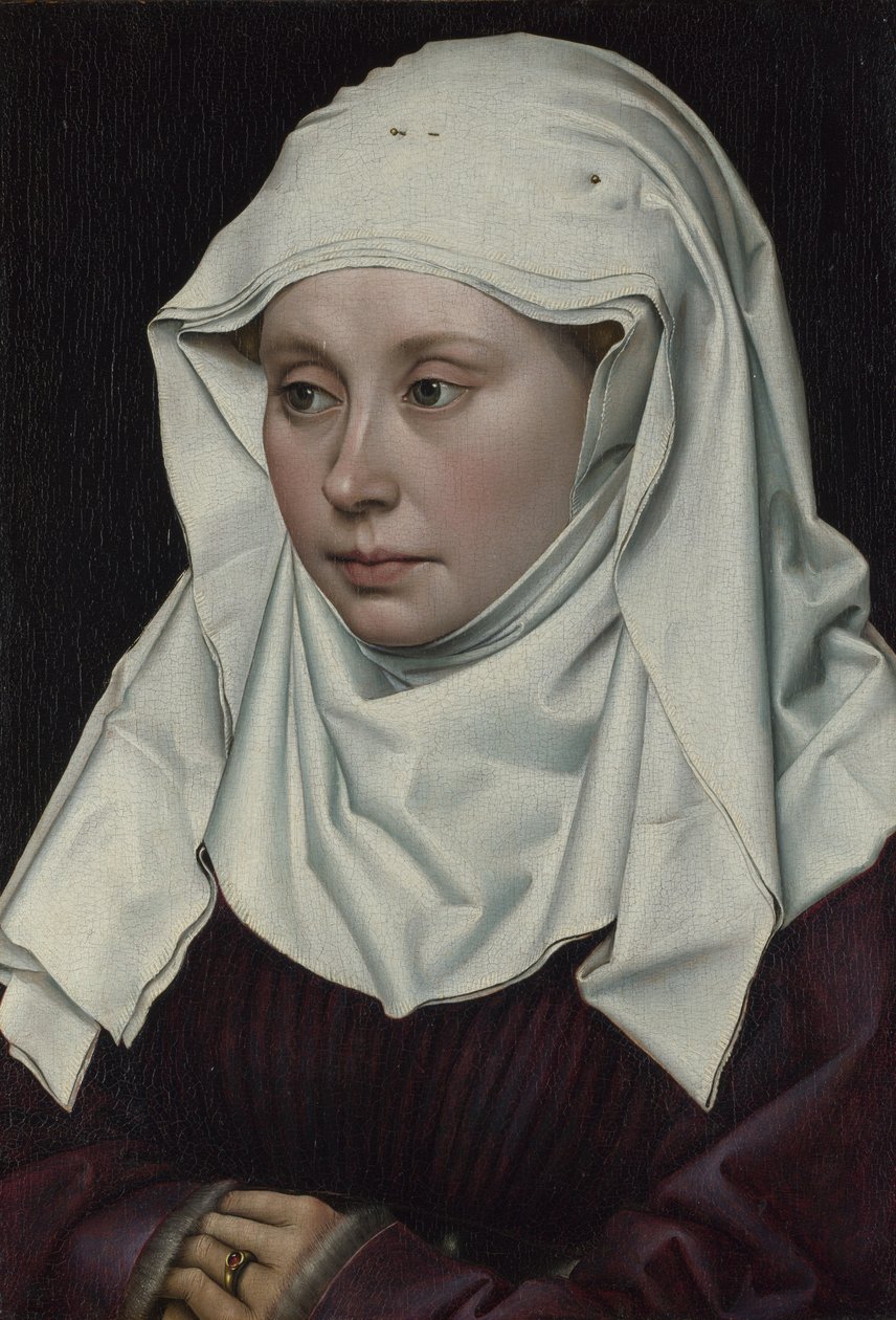 Naisen muotokuva, noin 1435 tekijältä Robert Campin