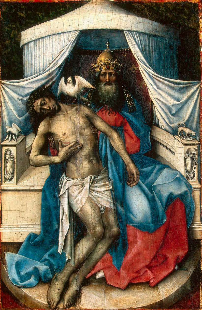 Pyhä kolminaisuus, 1430-luku. tekijältä Robert Campin