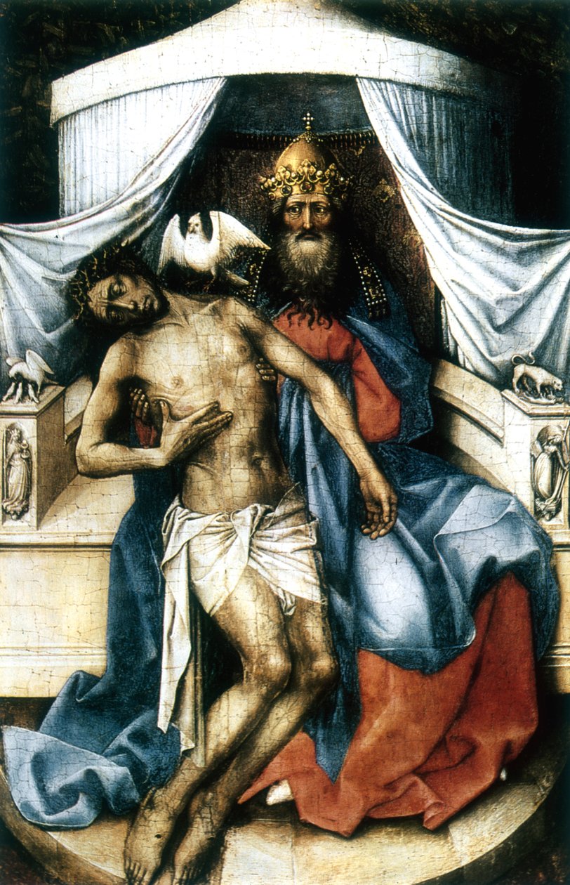 Kolminaisuus, 1300-luku tekijältä Robert Campin