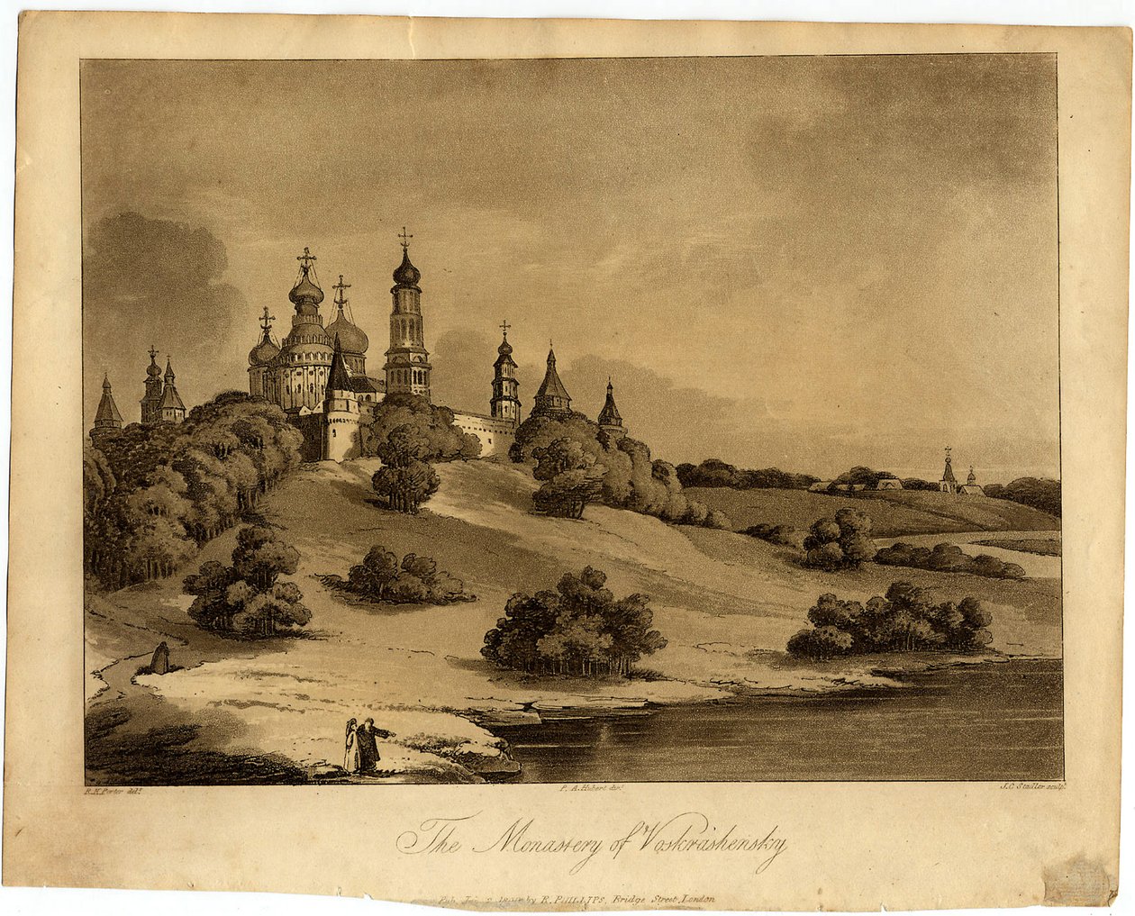 Uusi Jerusalemin luostari, 1809 tekijältä Robert Carr Porter
