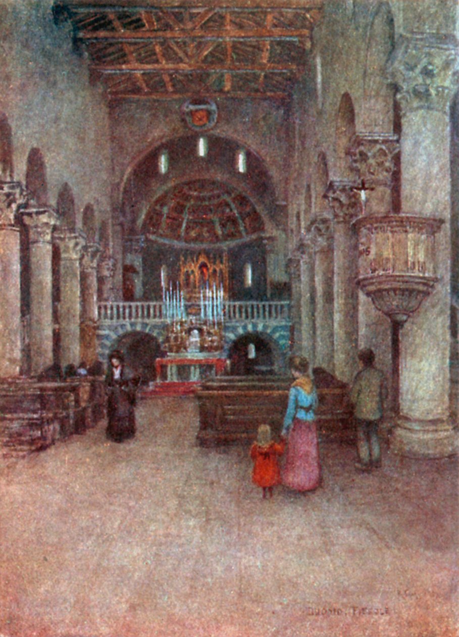 Katedraalin sisätilat, Fiesole (värilitro) tekijältä Robert Charles Goff