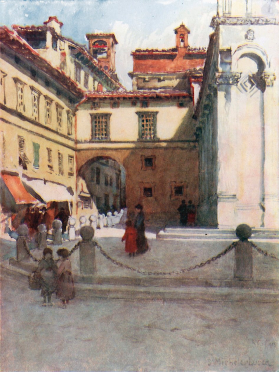 Piazza San Michele, Lucca (värilitro) tekijältä Robert Charles Goff
