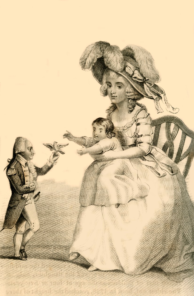 Kreivi Joseph Boruwlaski, kuuluisa puolalainen kääpiö, 1822. tekijältä Robert Cooper