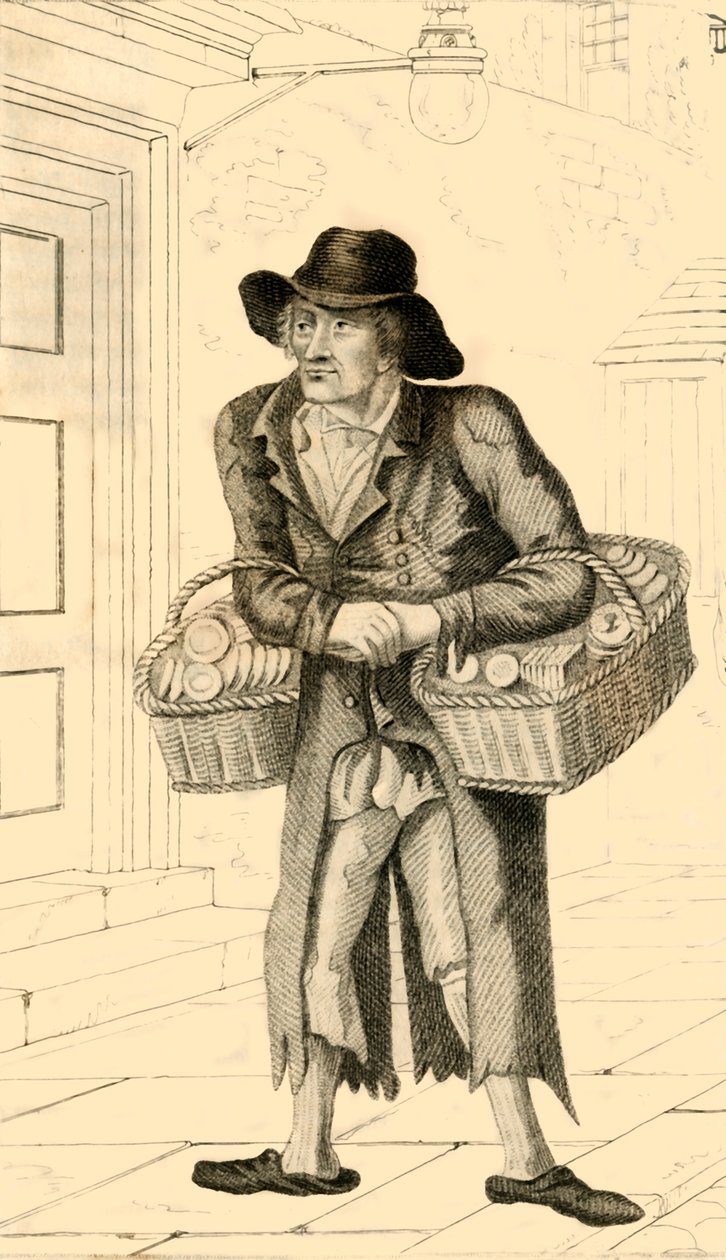 Kiva uusi, tunnettu hahmo Readingissa, 1822. tekijältä Robert Cooper