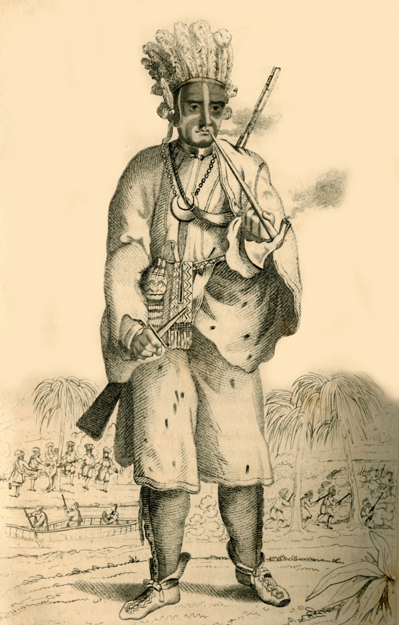 Peter Williamson, merkittävä vankeudesta ja kärsimyksistään, 1821. tekijältä Robert Cooper