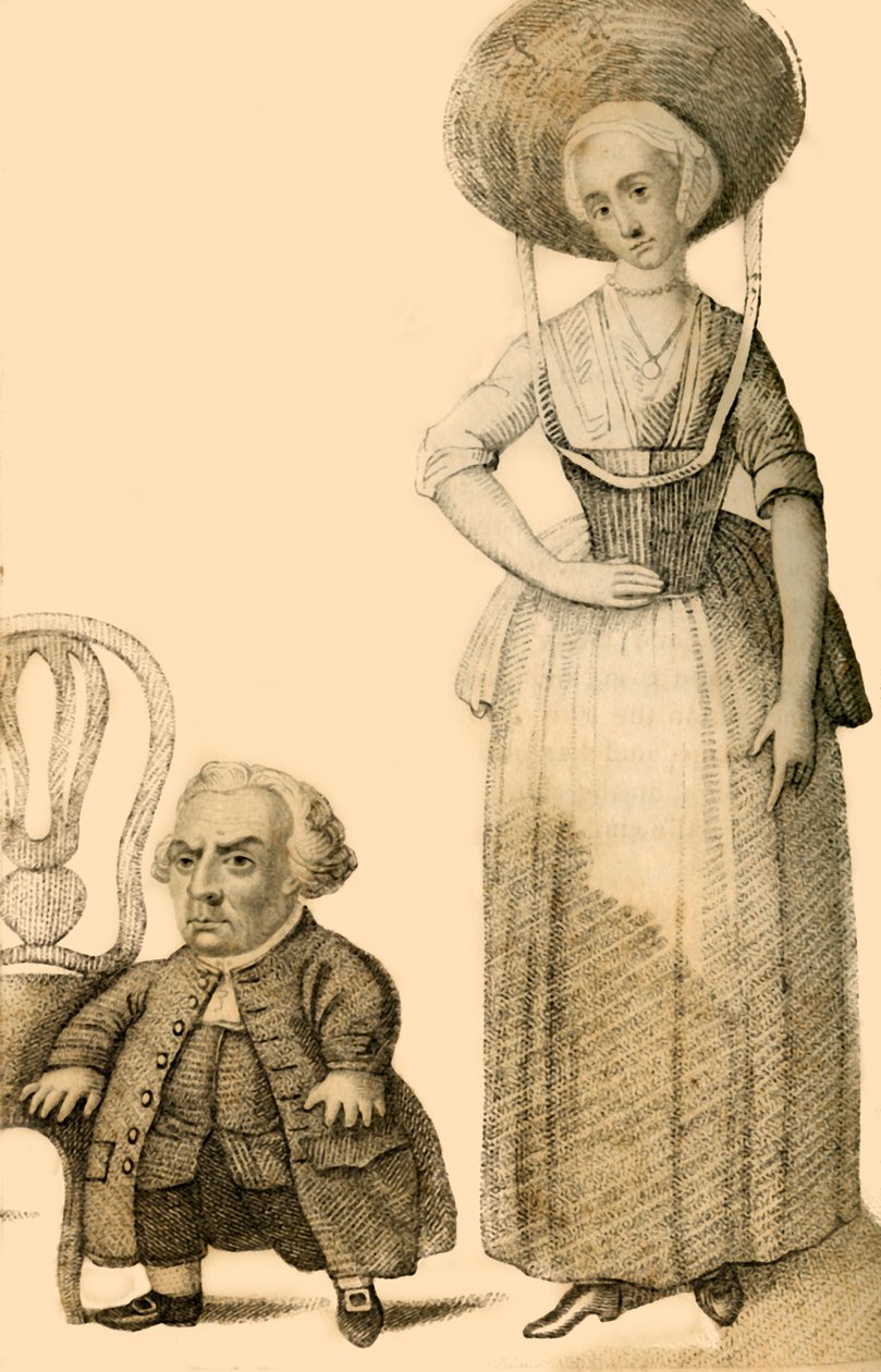 Wybrand Lolkes, Hollannin kääpiö, 1821. tekijältä Robert Cooper