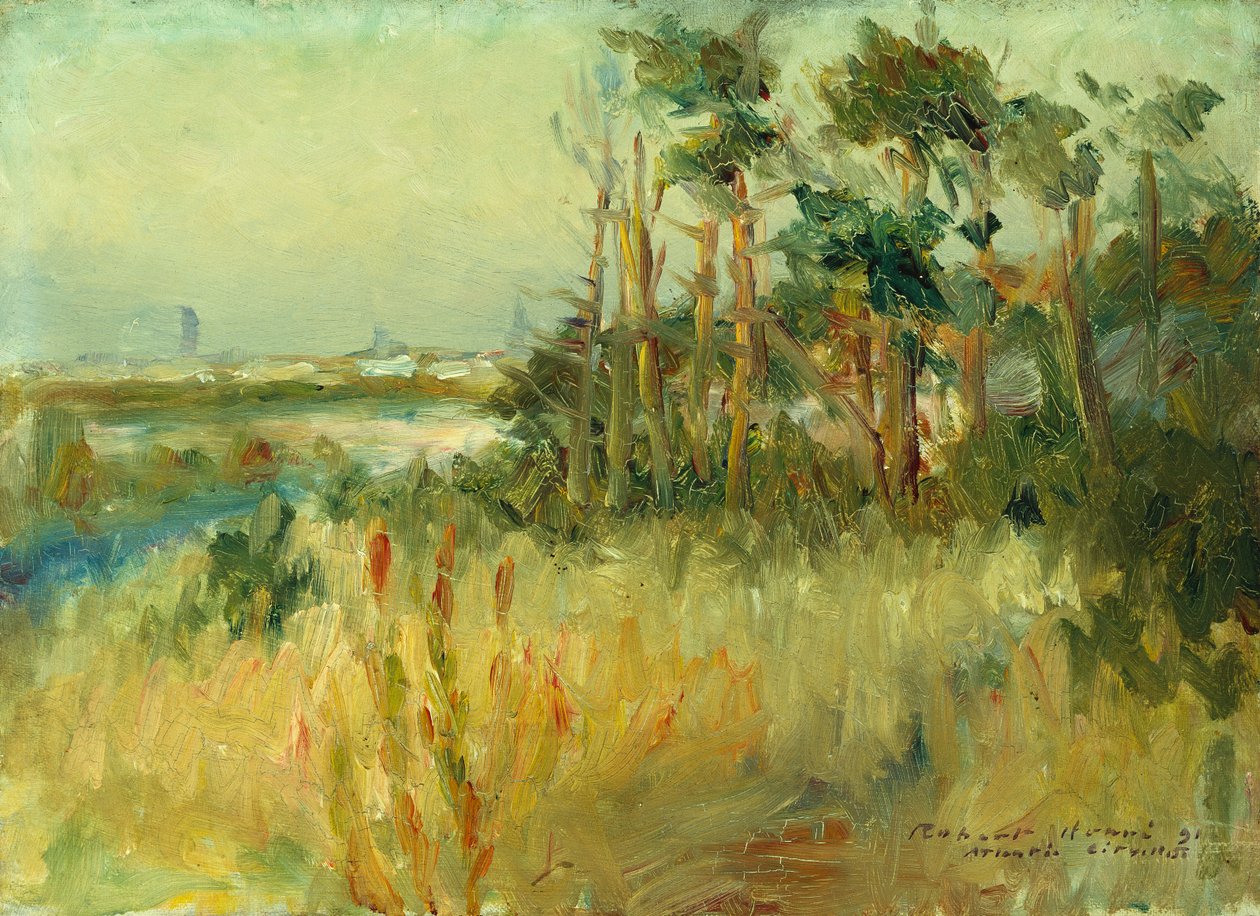 Atlantic City (öljy kankaalle) tekijältä Robert Cozad Henri