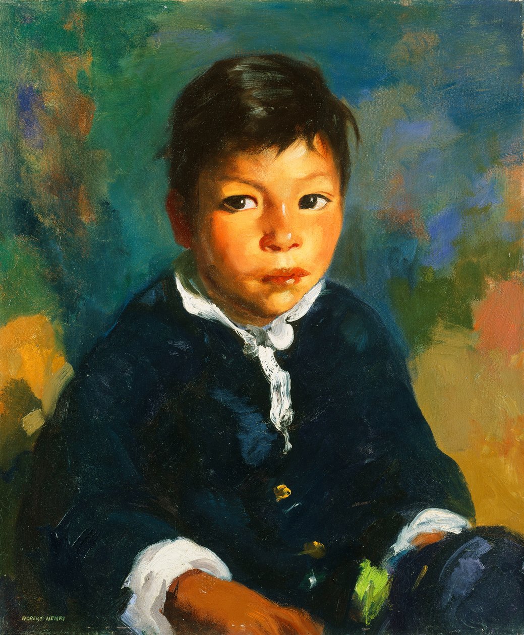 Pikku puolirotuinen, 1917 tekijältä Robert Cozad Henri