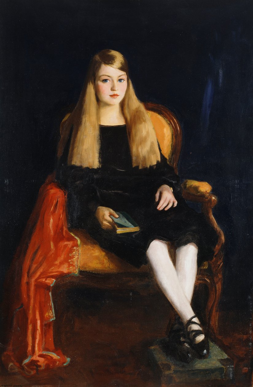 Marcia Anne M. Tuckerin muotokuva, 1926 tekijältä Robert Cozad Henri