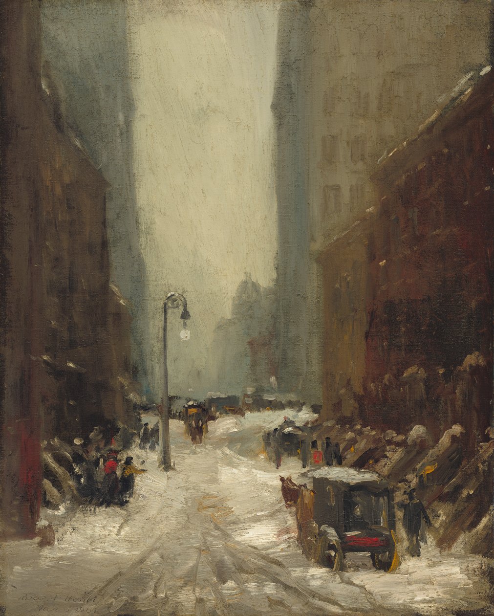 Lunta New Yorkissa, 1902 tekijältä Robert Cozad Henri