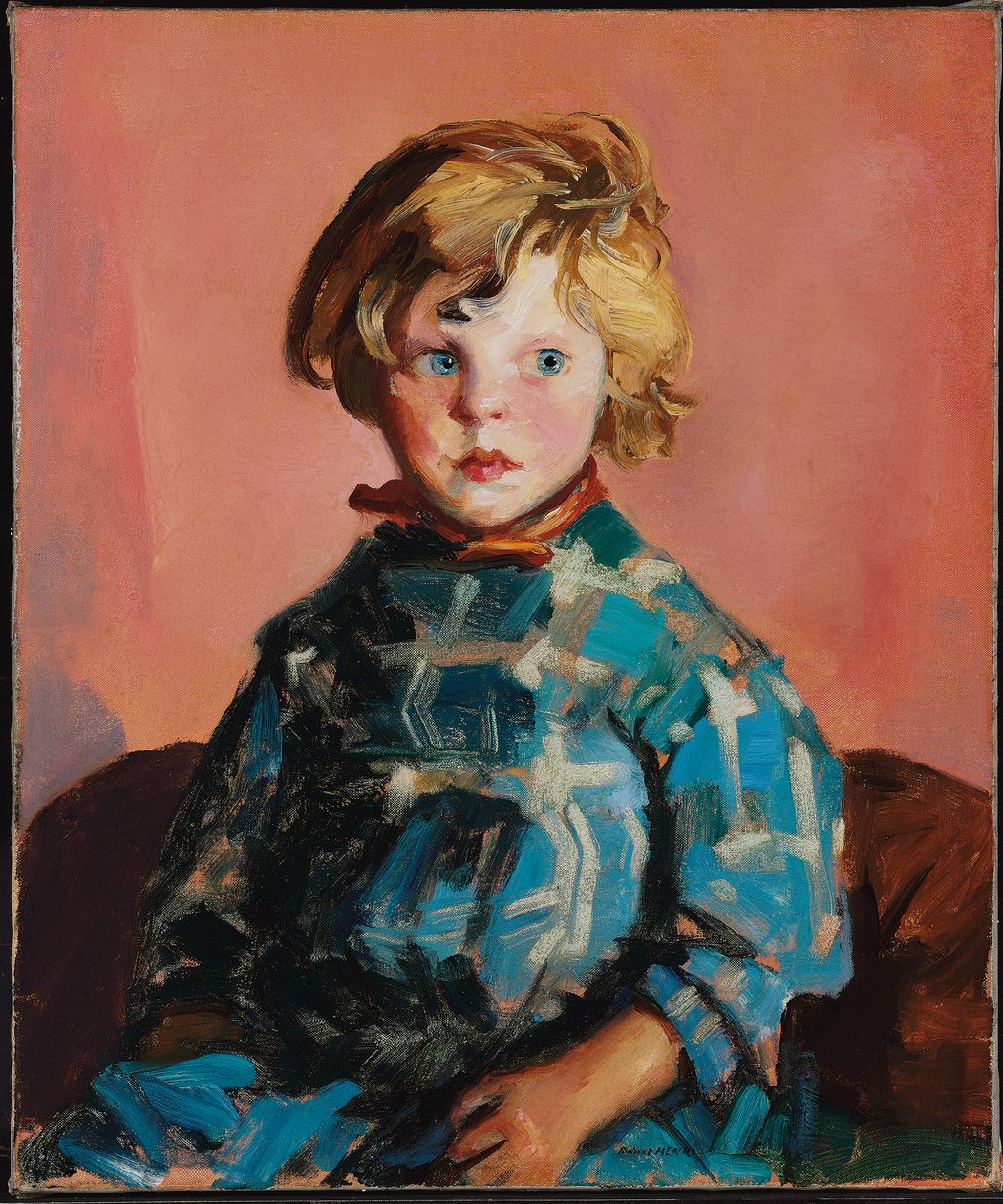 Sininen ruudullinen mekko tekijältä Robert Cozad Henri