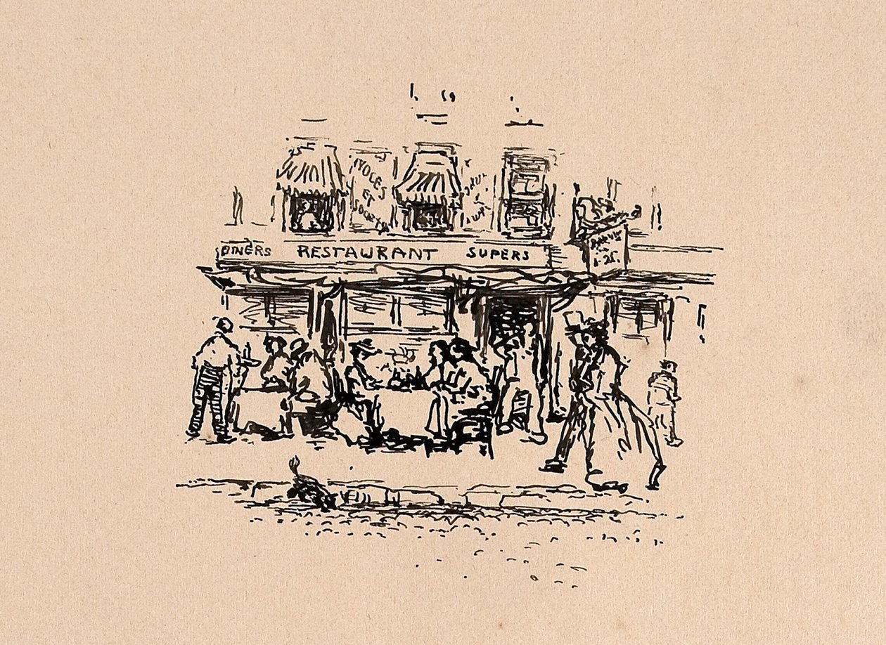 Missä ruokailimme Latinalaiskorttelissa Pariisissa vuonna 1896 tekijältä Robert Cozad Henri