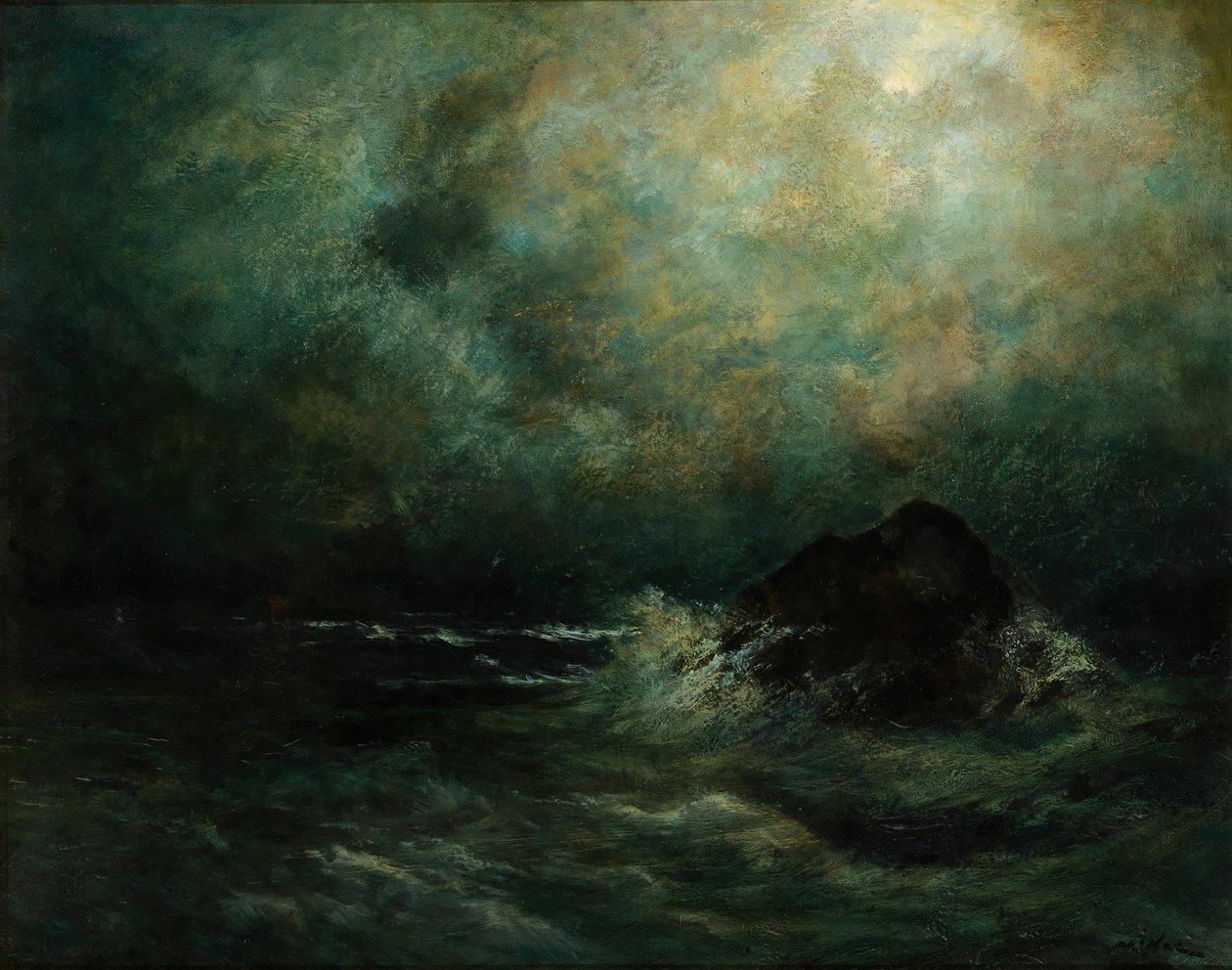 Great Silas at Night, 1890. tekijältä Robert Crannell Minor