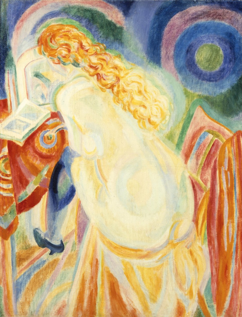 Naisten alaston lukeminen tekijältä Robert Delaunay