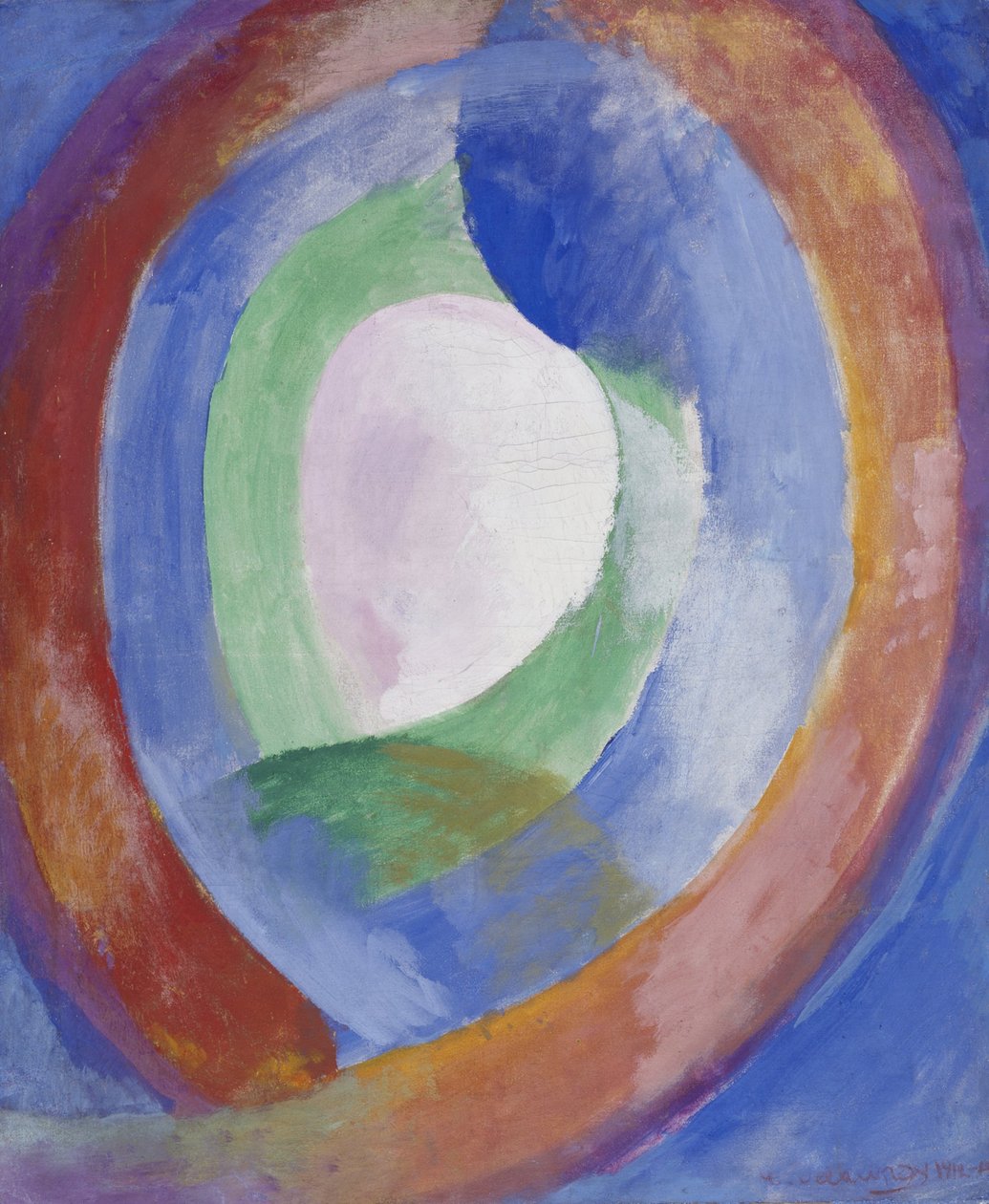 Pyöreät muodot, kuu nro. 1 tekijältä Robert Delaunay