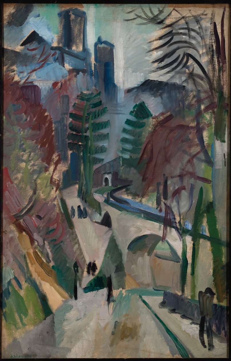 Laonin maisema tekijältä Robert Delaunay