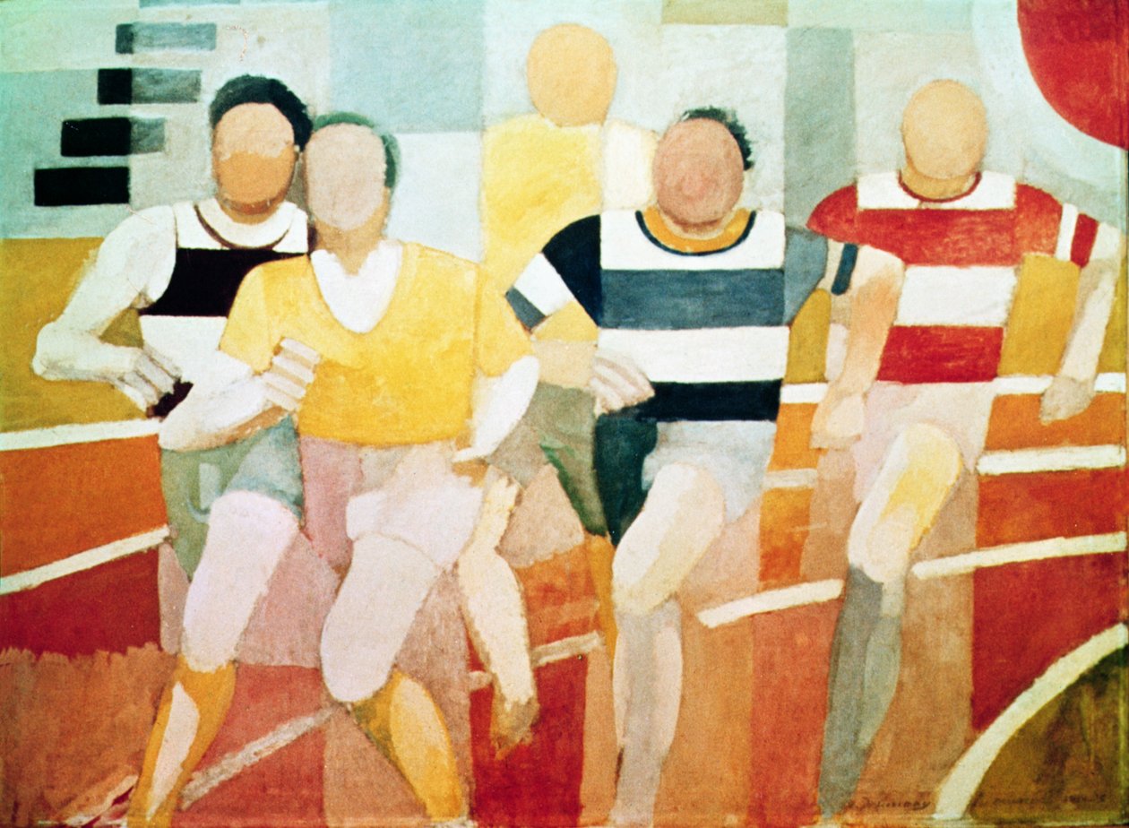 Juoksijat tekijältä Robert Delaunay