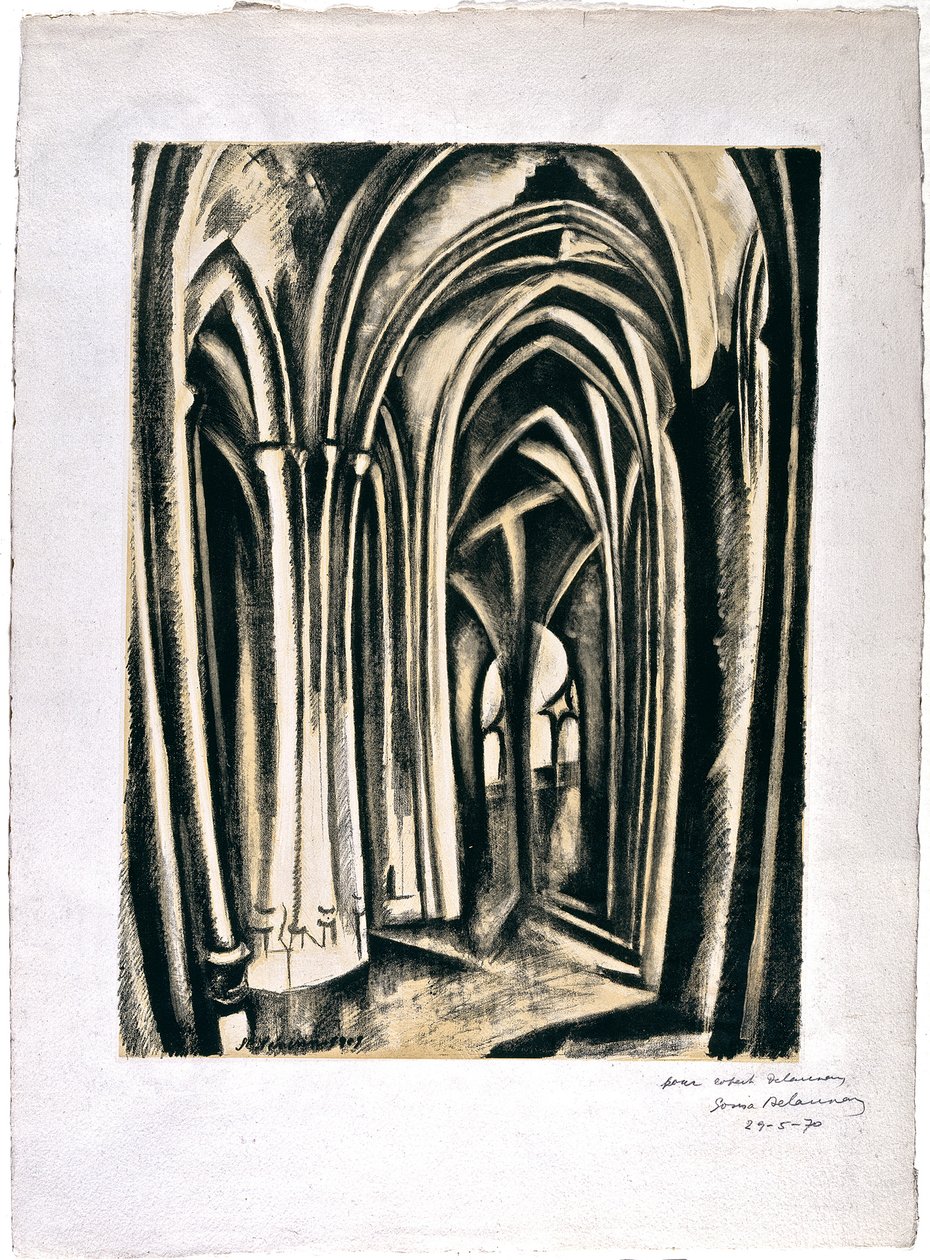 Saint-Séverin tekijältä Robert Delaunay