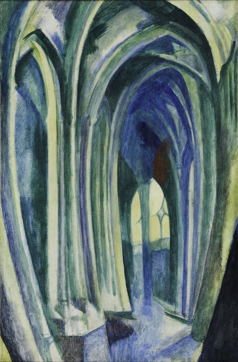Saint Séverin nro 5. Sateenkaari, 1909-1910 tekijältä Robert Delaunay