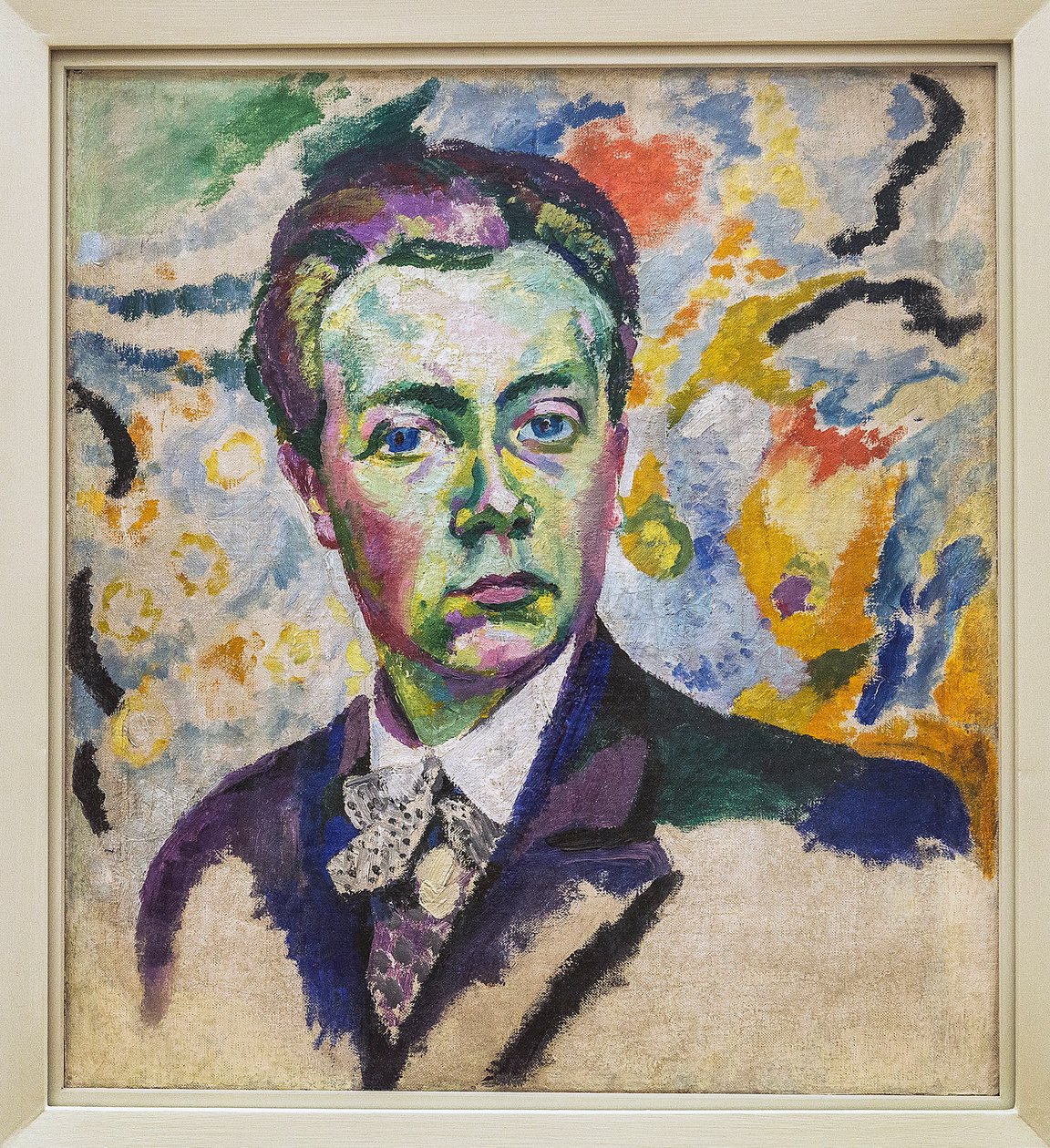 Omakuva - Delaunay Robert (1885-1941) - Talvi 1905-1906 - Korkeus: 0,54 m - Pituus: 0,46 m - Pariisi, Pompidou-keskus - Musee national d