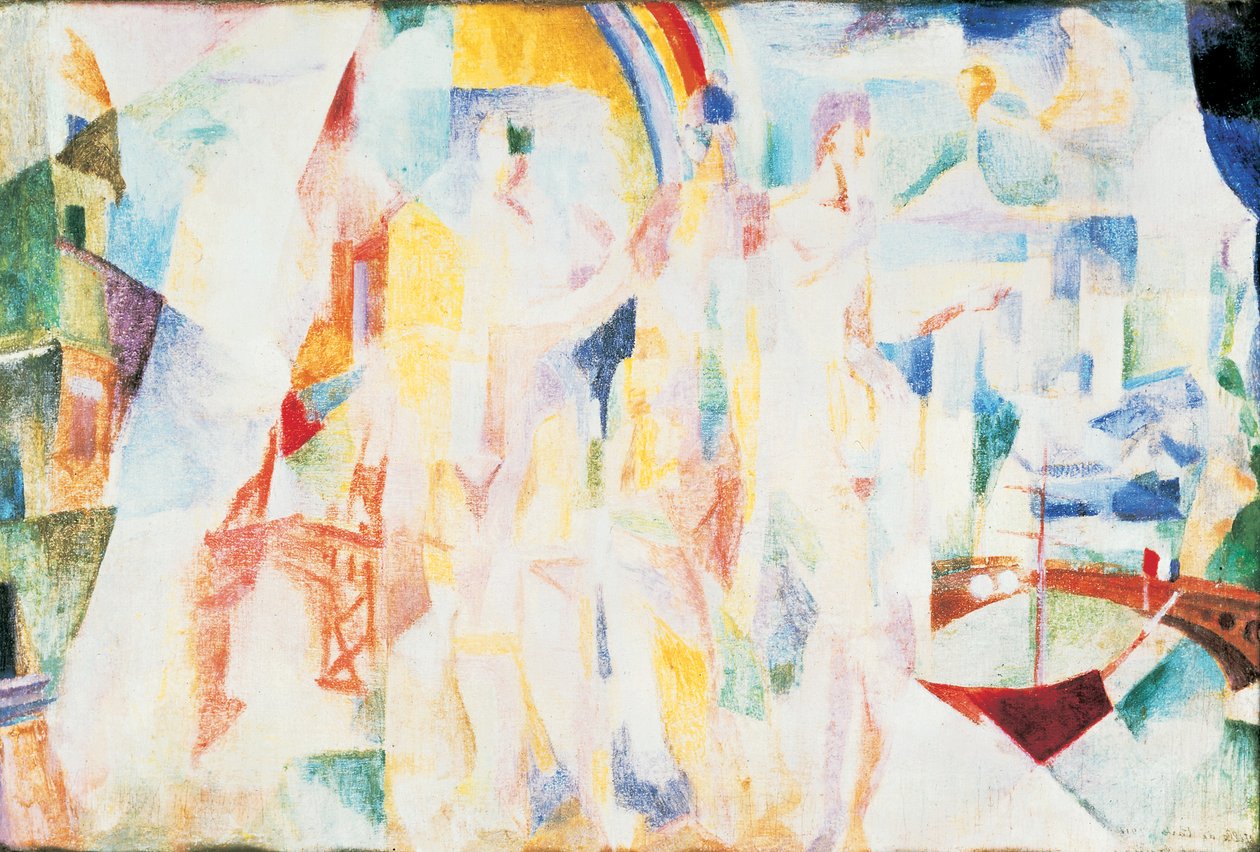 Pariisin kaupunki tekijältä Robert Delaunay