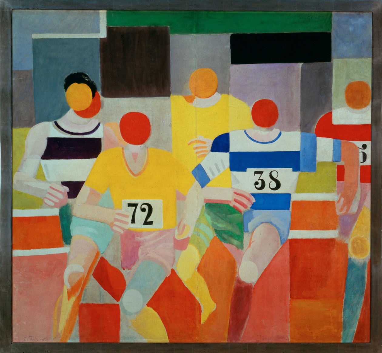 Juoksijat tekijältä Robert Delaunay