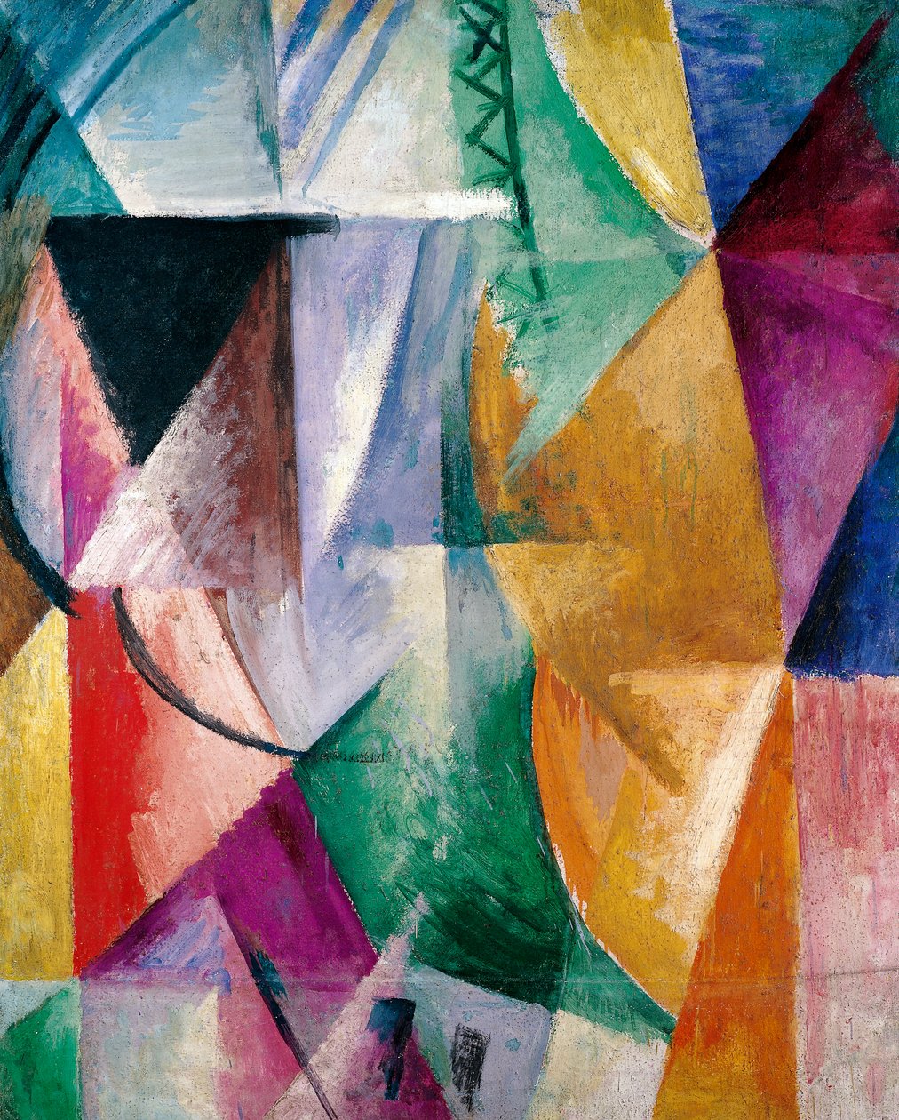 Ikkuna, työskentely kolmelle ikkunalle tekijältä Robert Delaunay