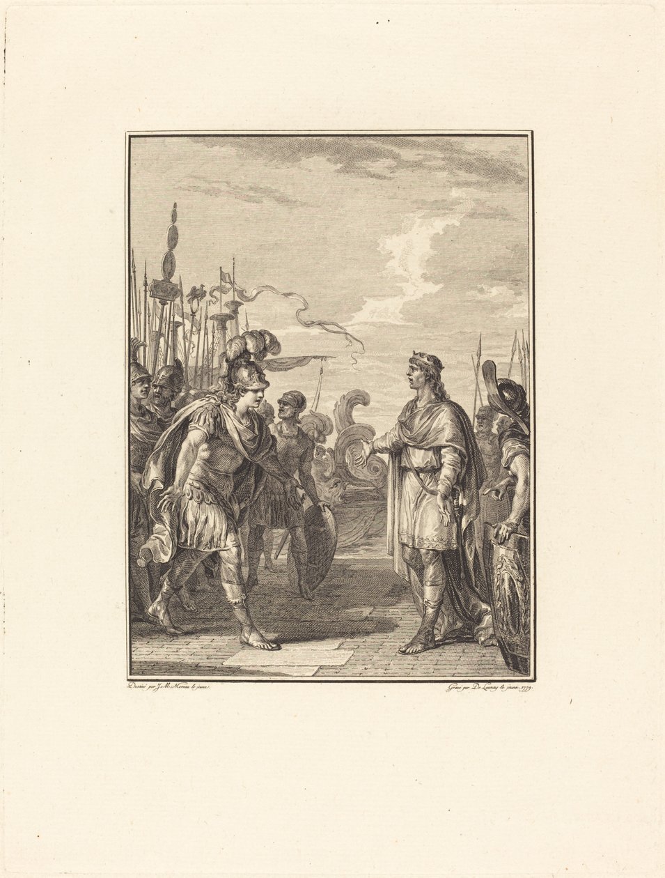 efes tekijältä Robert Delaunay after Jean Michel Moreau