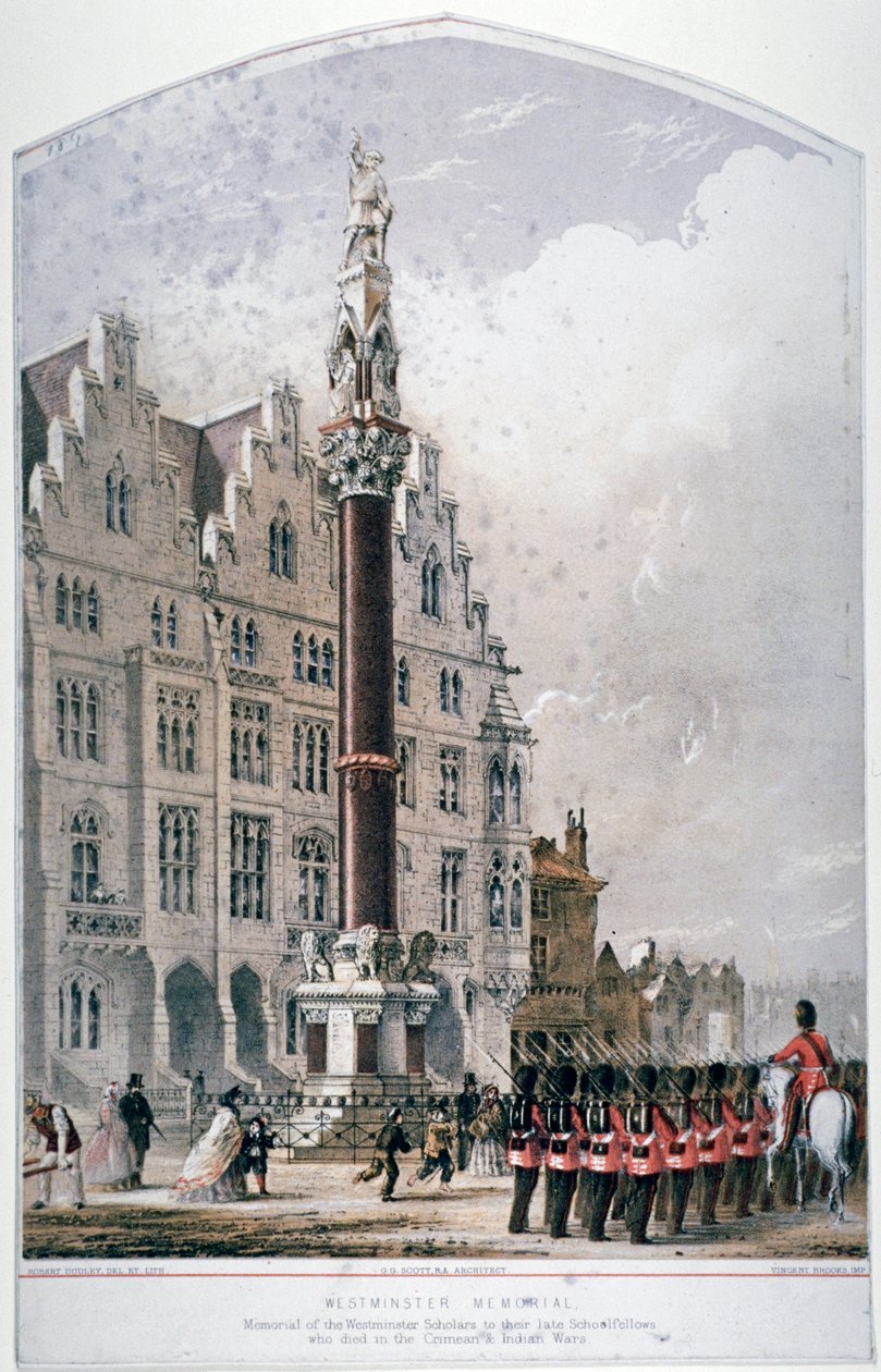 Broad Sanctuary, Westminster, Lontoo, 1865 tekijältä Robert Dudley