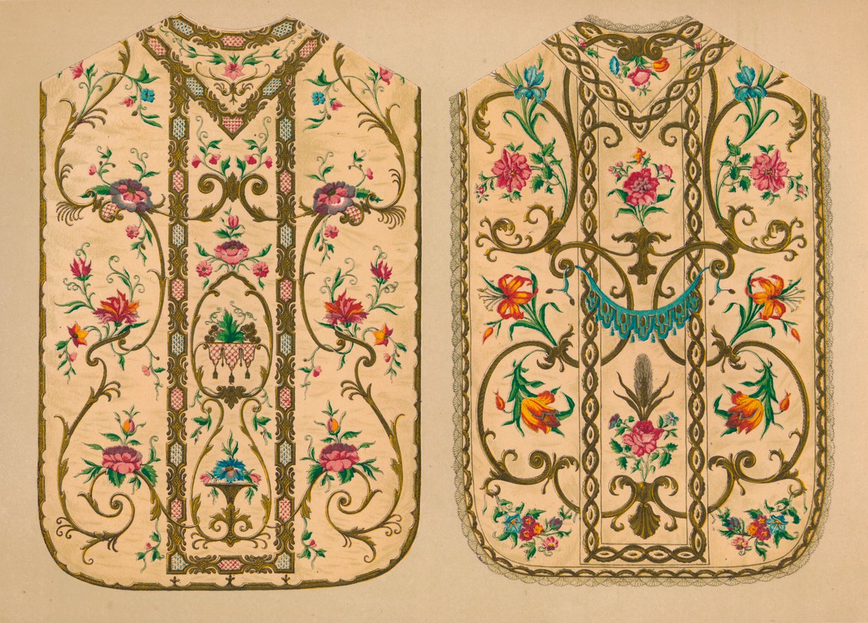 Luigi & Ersilia Martinin brodeeratut chasubles, 1893. tekijältä Robert Dudley