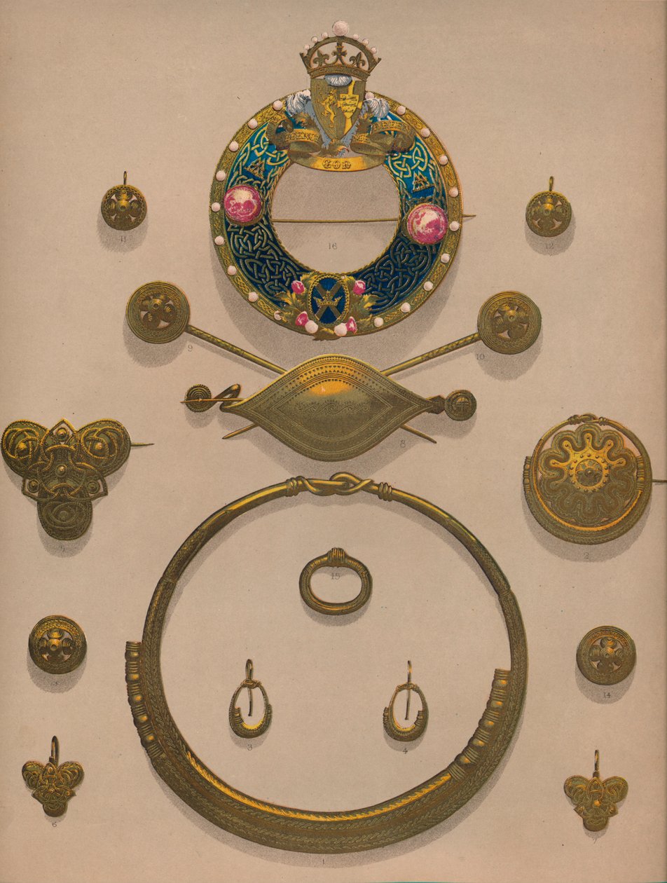 Kultaiset koristeet ja rintakoru, 1863. tekijältä Robert Dudley