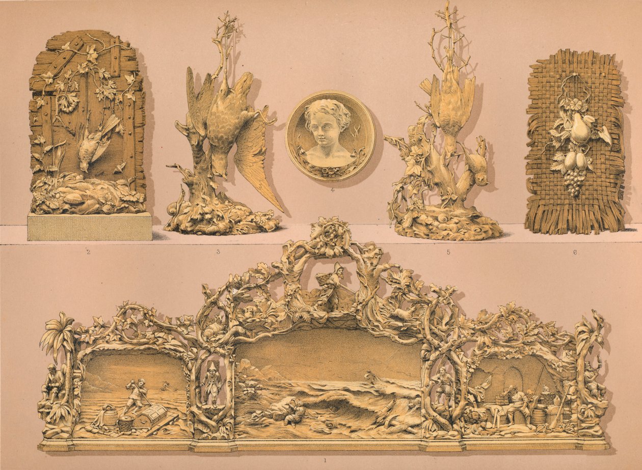 Puukaiverrukset, 1893. tekijältä Robert Dudley