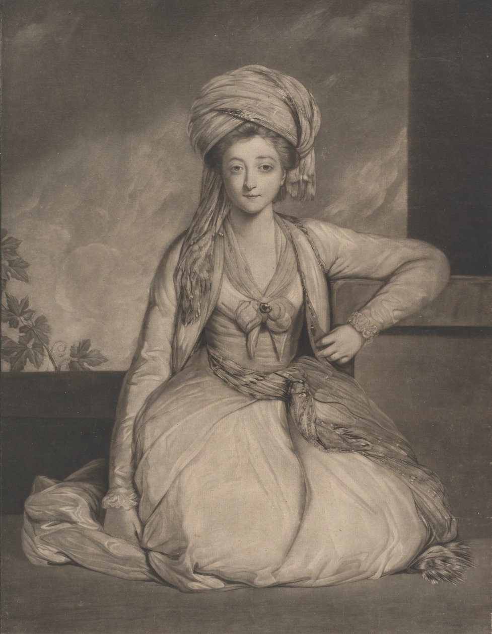 Mary Horneck, 1. helmikuuta 1778. tekijältä Robert Dunkarton