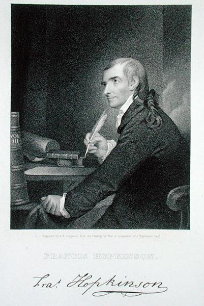 Francis Hopkinson (1738-91) kaiverrus James Barton Longacre (1794-1869) (kaiverrus) tekijältä Robert Edge (after) Pine