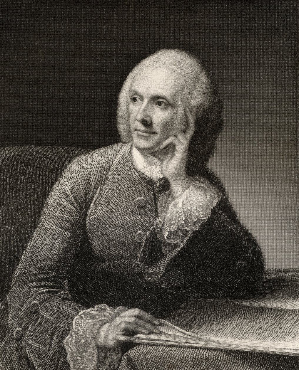 William Hunter, kaiverrettu J. Thompson, "The National Portrait Gallery, Volume II", julkaistu noin 1820 tekijältä Robert Edge Pine