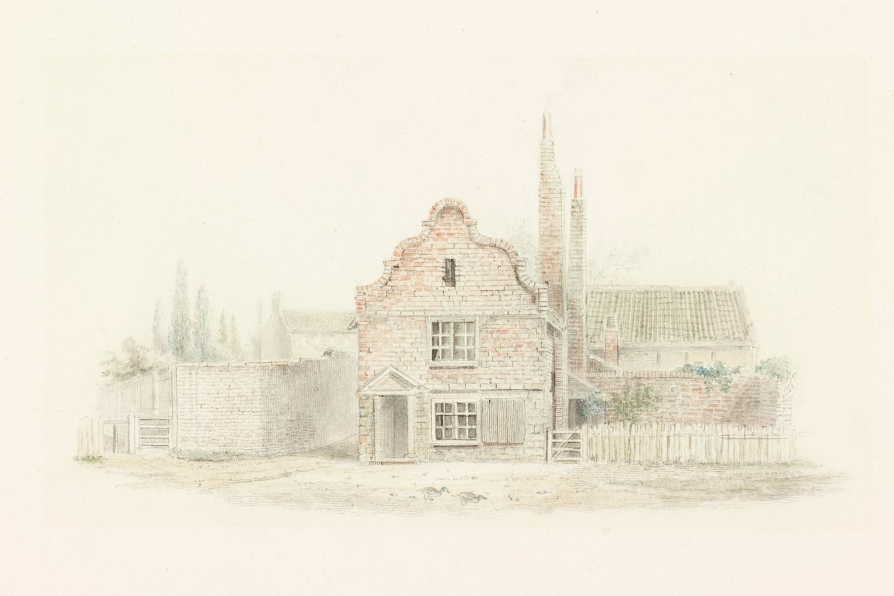 Elizabethan House on the Forth (lyijykynä) tekijältä Robert Elliot Bewick