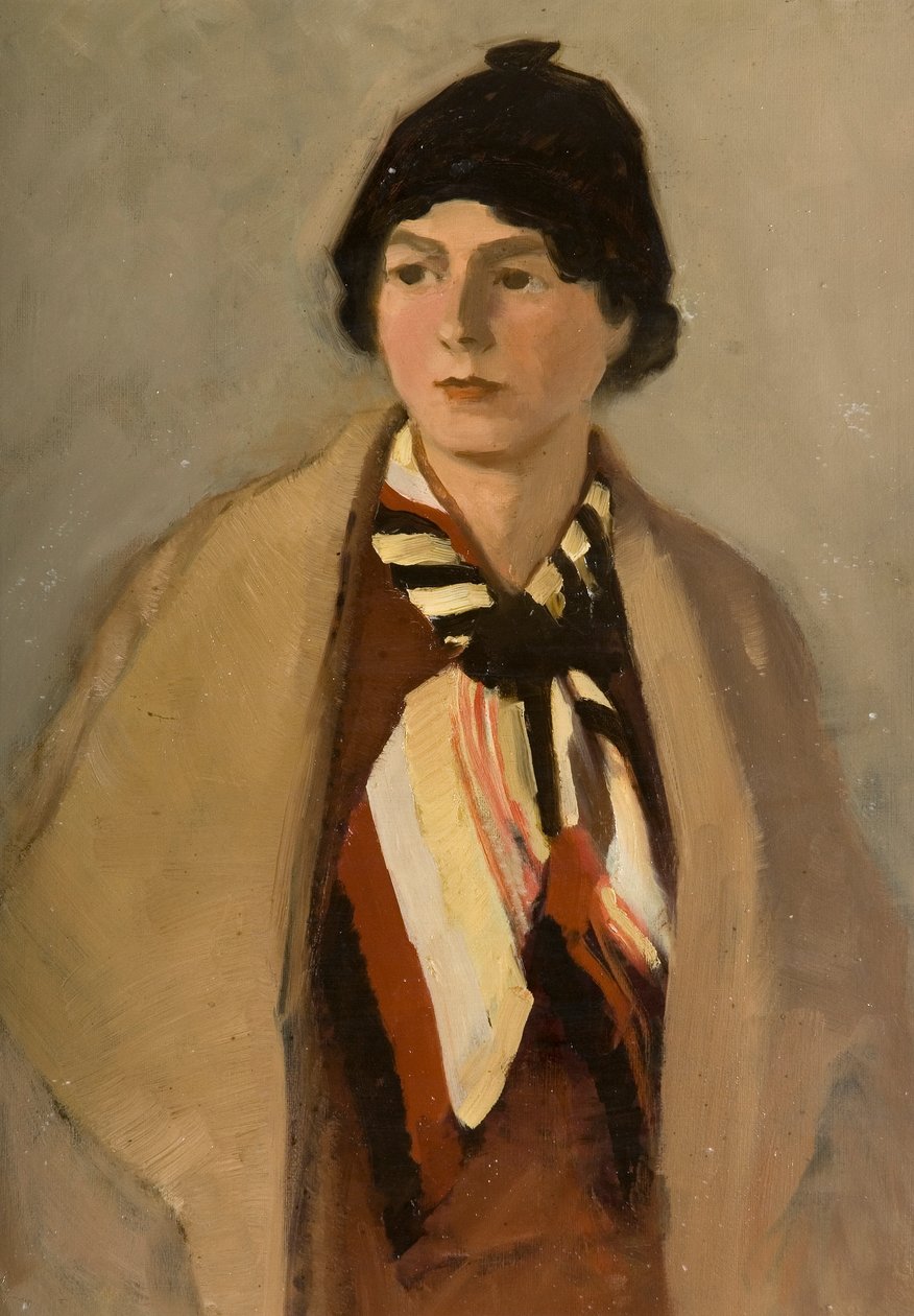 Taiteilijan vaimon muotokuva (öljy levylle) tekijältä Robert Ernest McEune